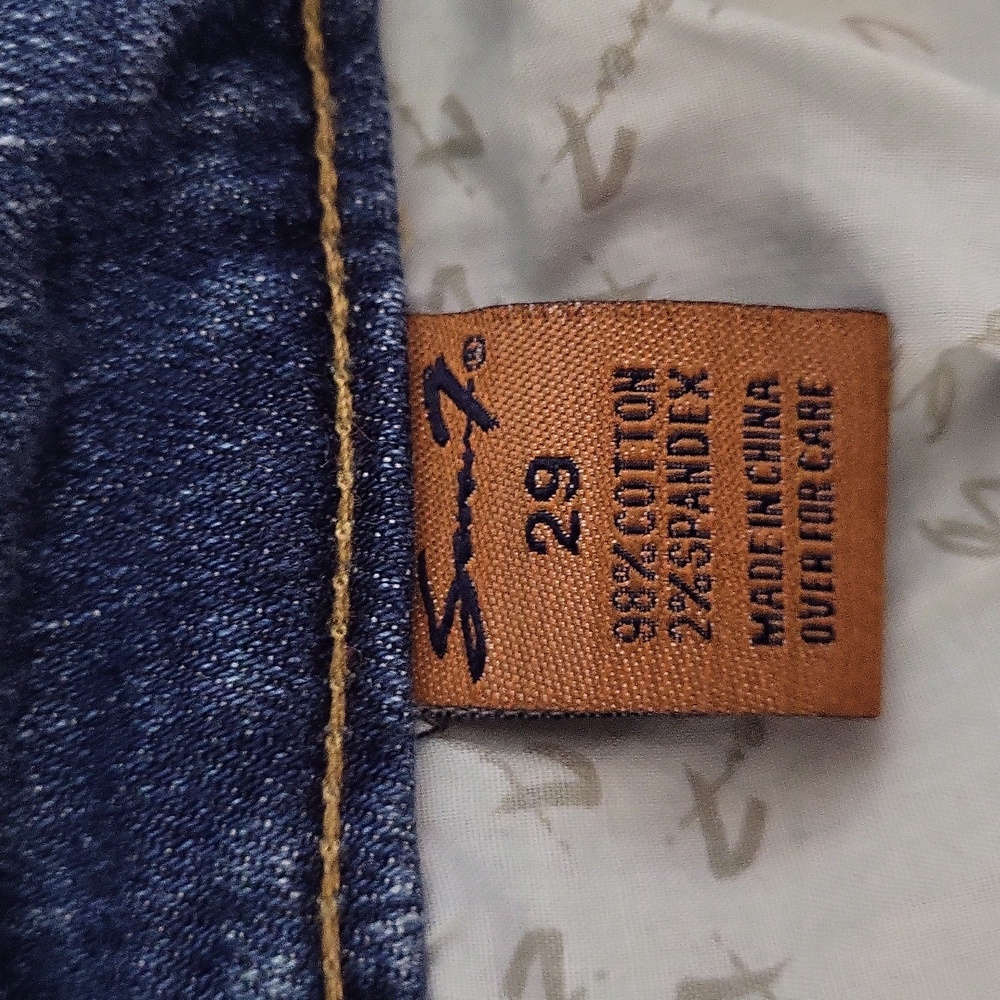 Seven7 Womens 29 Skinny Jeans Medium Wash Distressed Denim Blue Cotton Casual‎ - Picture 3 of 8